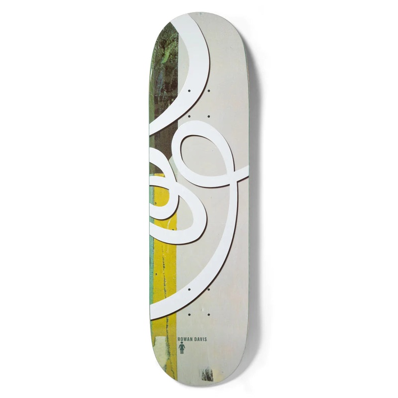 Girl Jenkins 30 Swirls Davis Jenkins Skateboard Deck - 8.5"