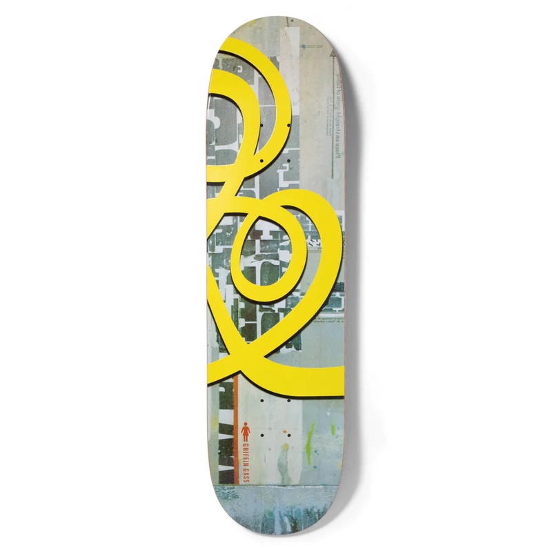 Girl Jenkins 30 Swirls Griffin Gass Skateboard Deck - 8.5"