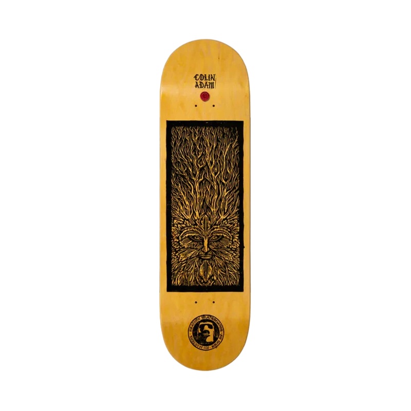 Heathen Colin Adams Green Man On Popsicle Skateboard Deck - 9.0"