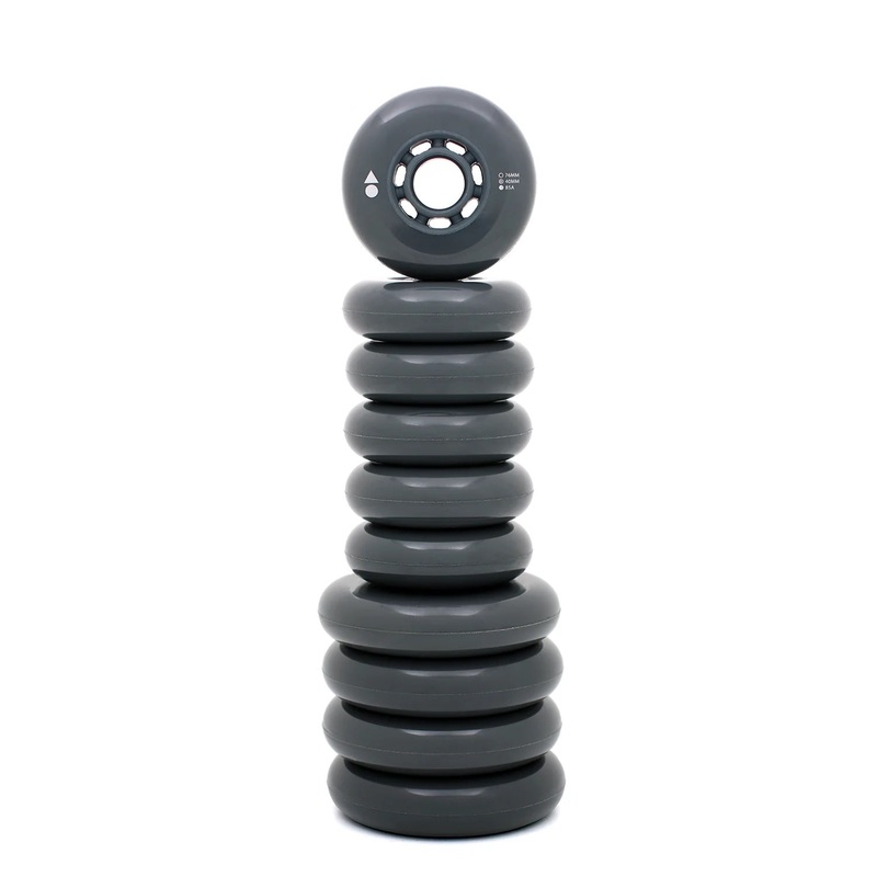 Wizard Advanced Inline Skate Wheels 100/76mm 85a - Set of 10