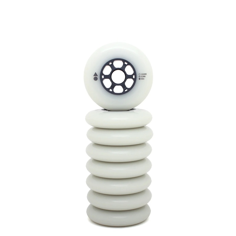Wizard NR100 Inline Skate Wheels 100mm 86a - Set of 8