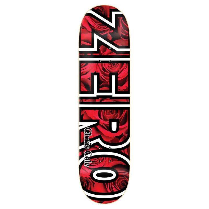 Zero Floral Bold Chris Cole Skateboard Deck - 8.5"