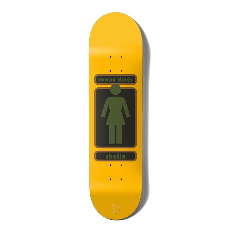 Girl 93 Til W46D3 Rowan Davis Skateboard Deck - 8.5"