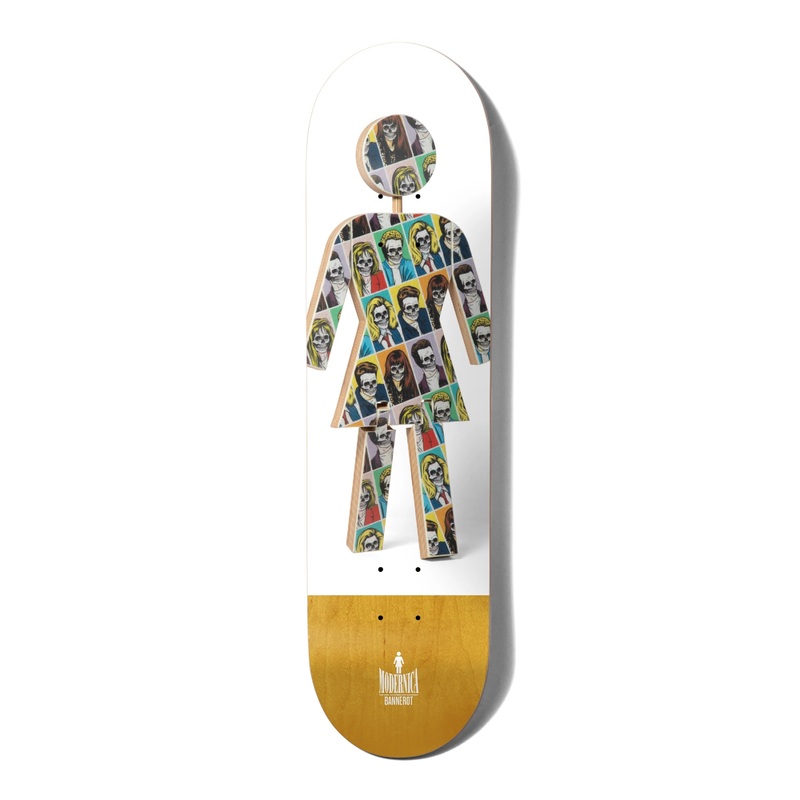 Girl Modernica OG Simon Bannerot Skateboard Deck - 8.25"