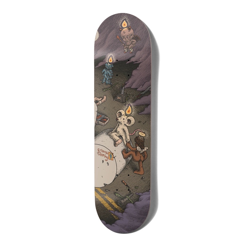 Girl Monumental Breana Geering Skateboard Deck - 8.0"