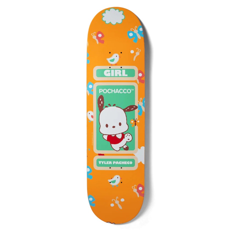 Girl Pacheco Hello Kitty And Friends Skateboard Deck - 8.5"