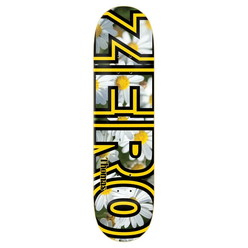 Zero Floral Bold Jamie Thomas Skateboard Deck - 8.25"