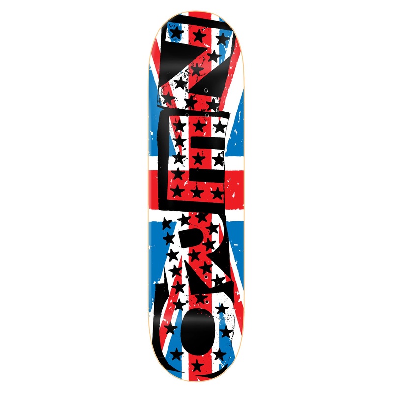 Zero UK Punk Skateboard Deck - 8.25"