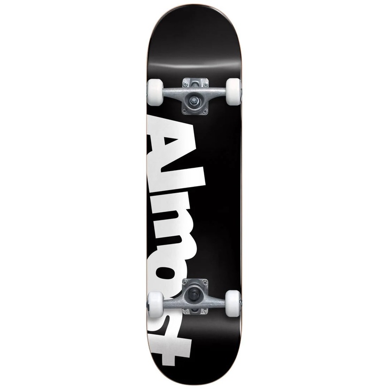 Almost Side Pipe Black Youth FP Complete Skateboard - 6.75"