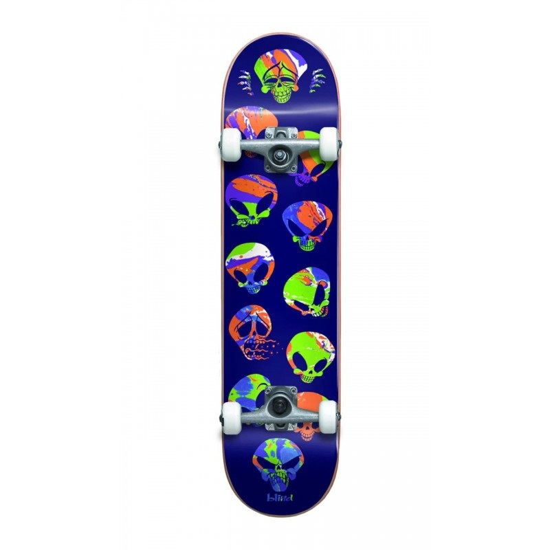 Blind Cascading Reaper Youth FP Purple Complete Skateboard - 7.0"