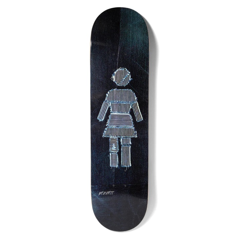 Girl Bennett Scraps Skateboard Deck - 8.25"