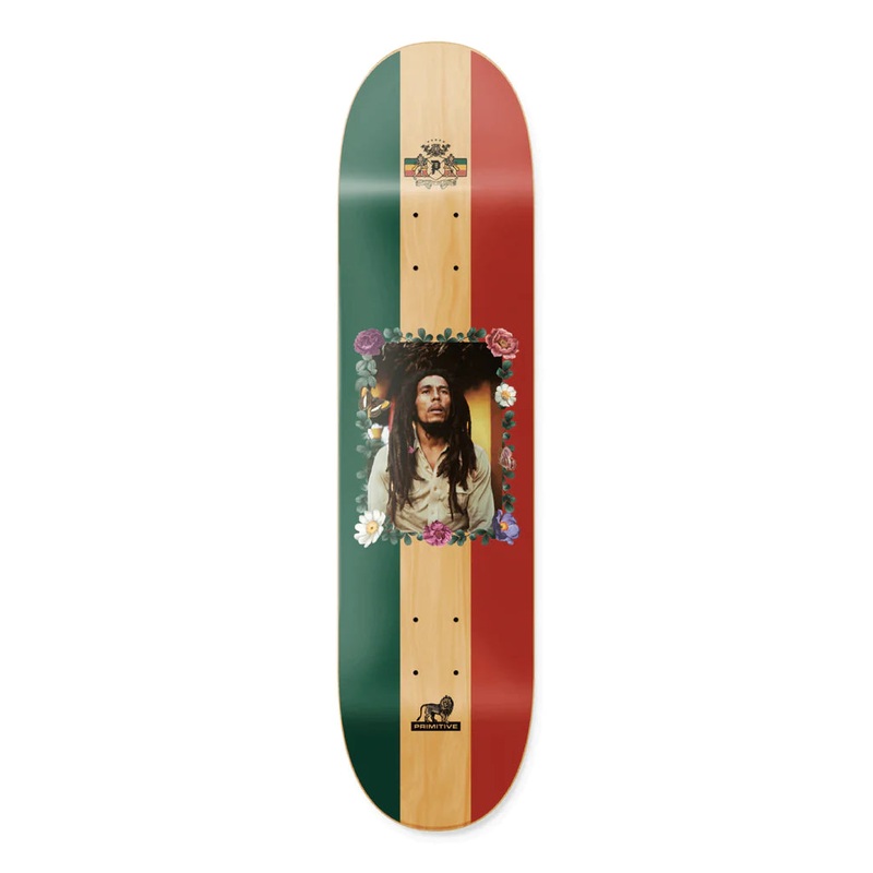 Primitive x Bob Marley Everlasting Team Skateboard Deck - 8.25"