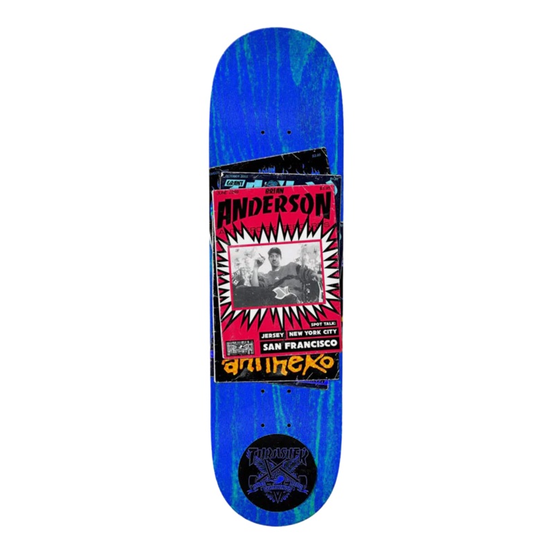 Anti Hero X Thrasher Collab B.A Skateboard Deck - 9"