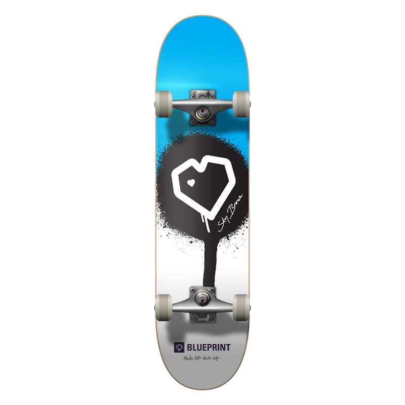 Blueprint X Sky Brown X MLSL Guest Blue/White Skateboard - 8.0"
