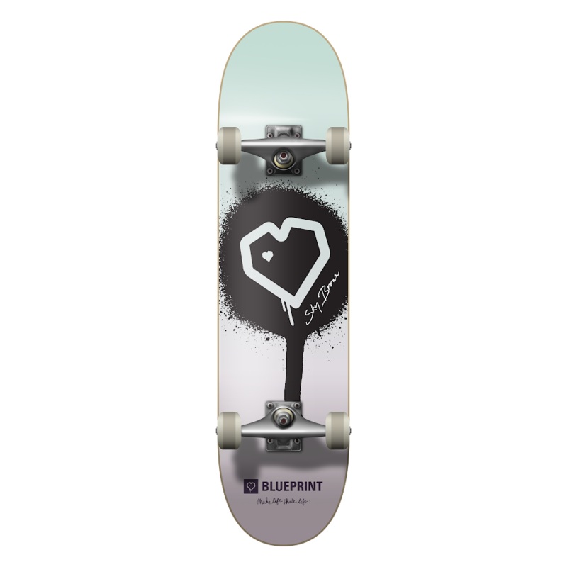 Blueprint X Sky Brown X MLSL Guest Pastel Fade Skateboard - 7.0"