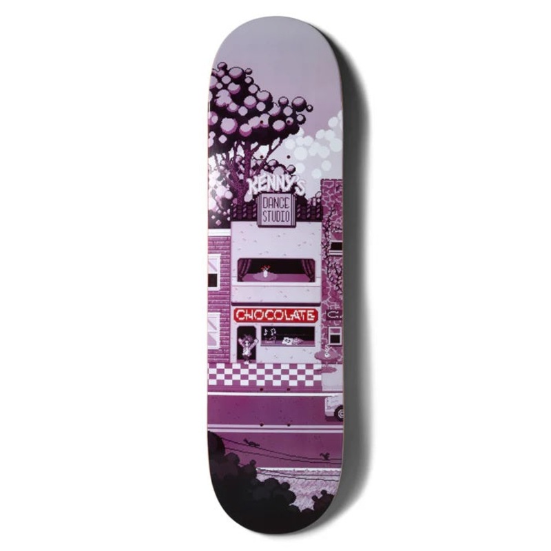Chocolate Anderson Pixel City Skateboard Deck - 8.25"