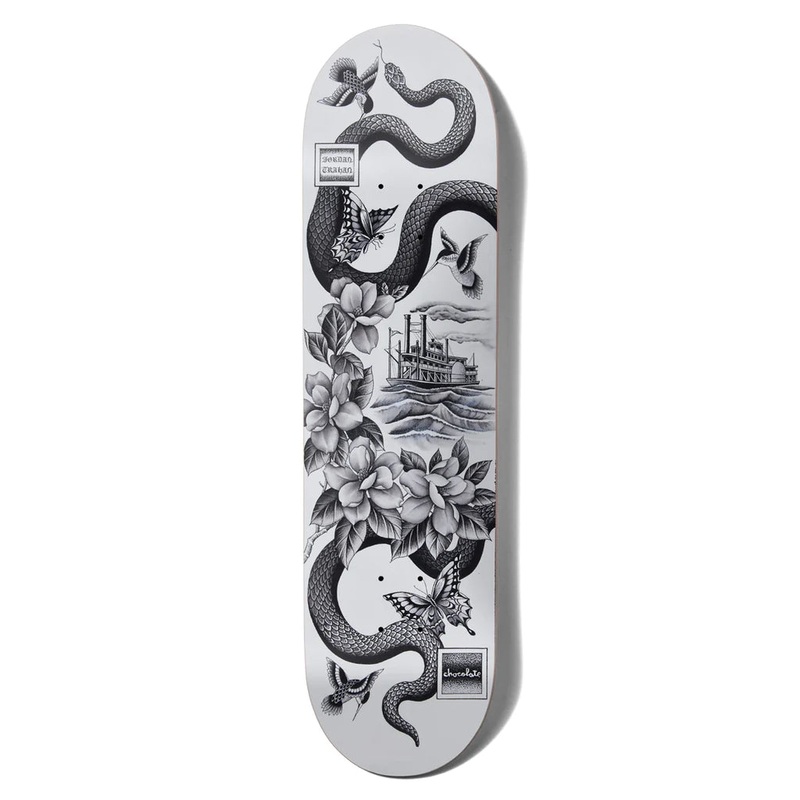 Chocolate Trahan Bayou Twin Tip Skateboard Deck - 8.5"