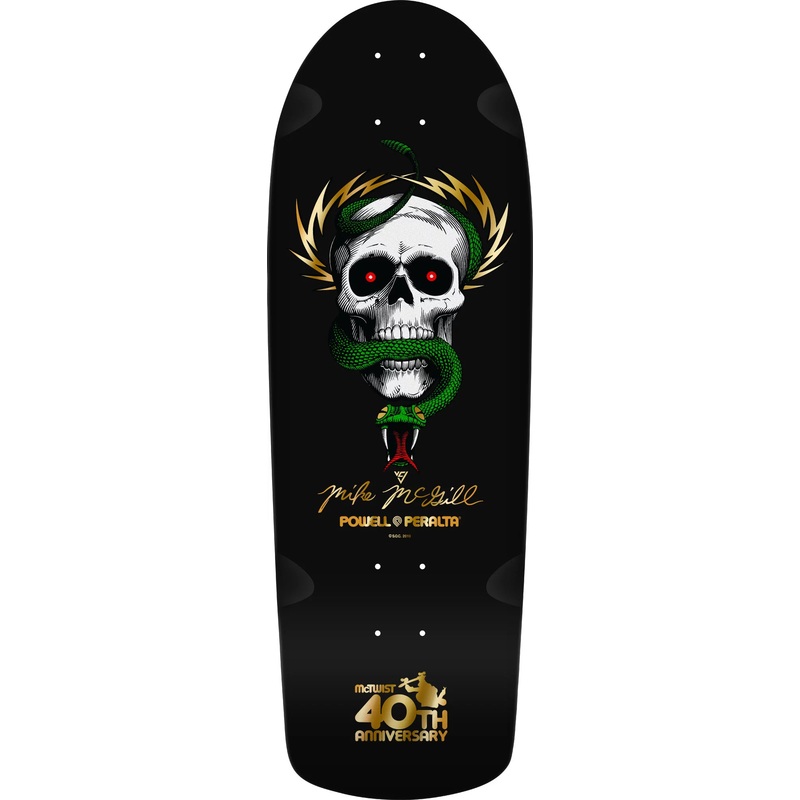 Powell Peralta McGill Skull and Snake 40th Anniversary Skateboard Deck - 10"