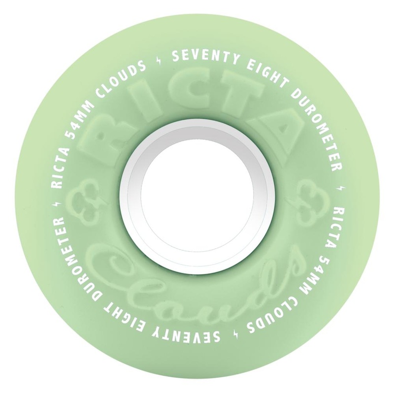 Ricta Clouds Glow In The Dark Skateboard Wheels - 54mm 78a