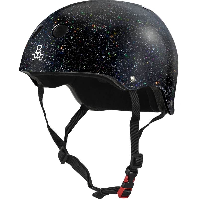 Triple 8 Sweatsaver Helmet - Glitter Black
