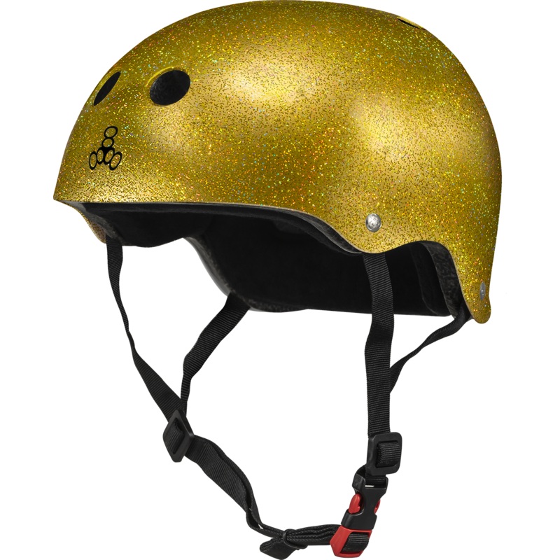 Triple 8 Sweatsaver Helmet - Glitter Gold