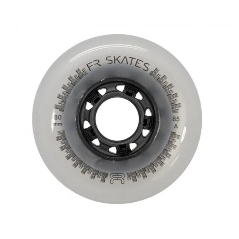 FR DownTown Inline Skate Wheels 80mm 85a - Natural 4 Pack
