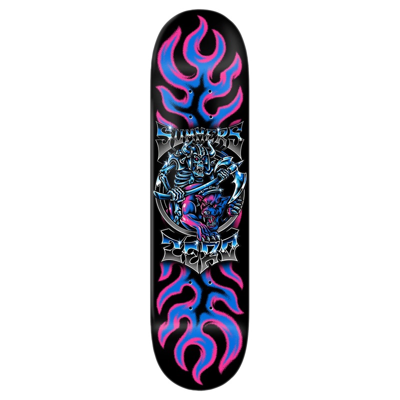 Zero Chrome Gabriel Summers Purple Skateboard Deck - 8.375"