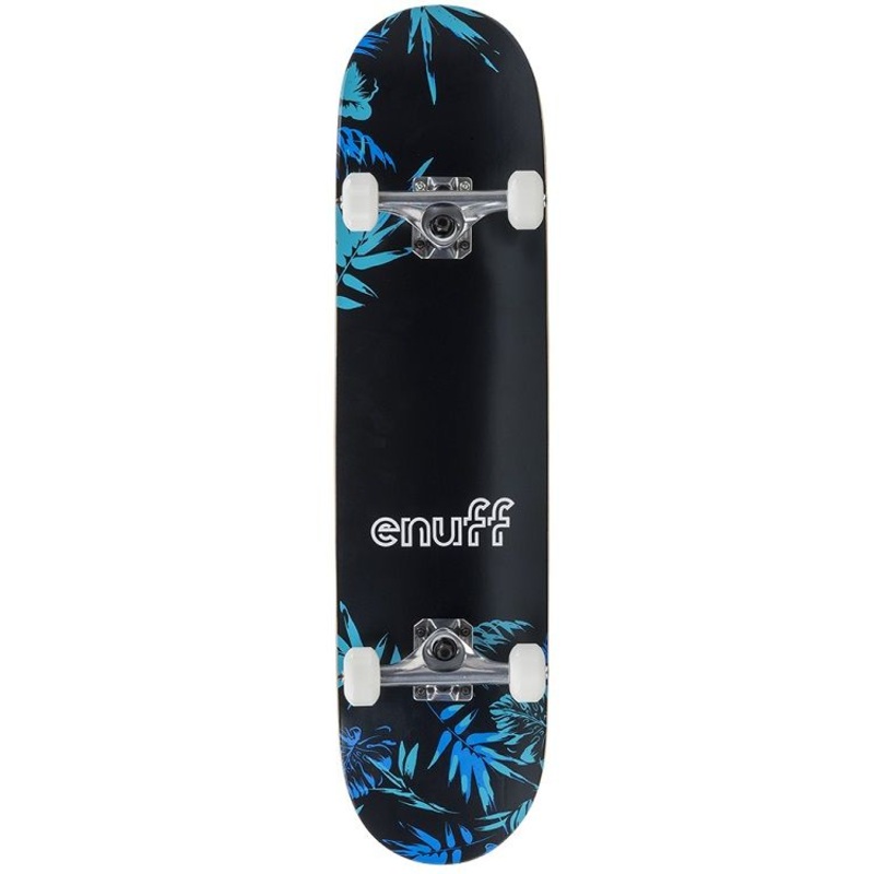 Enuff Floral Skateboard - Blue 7.75"