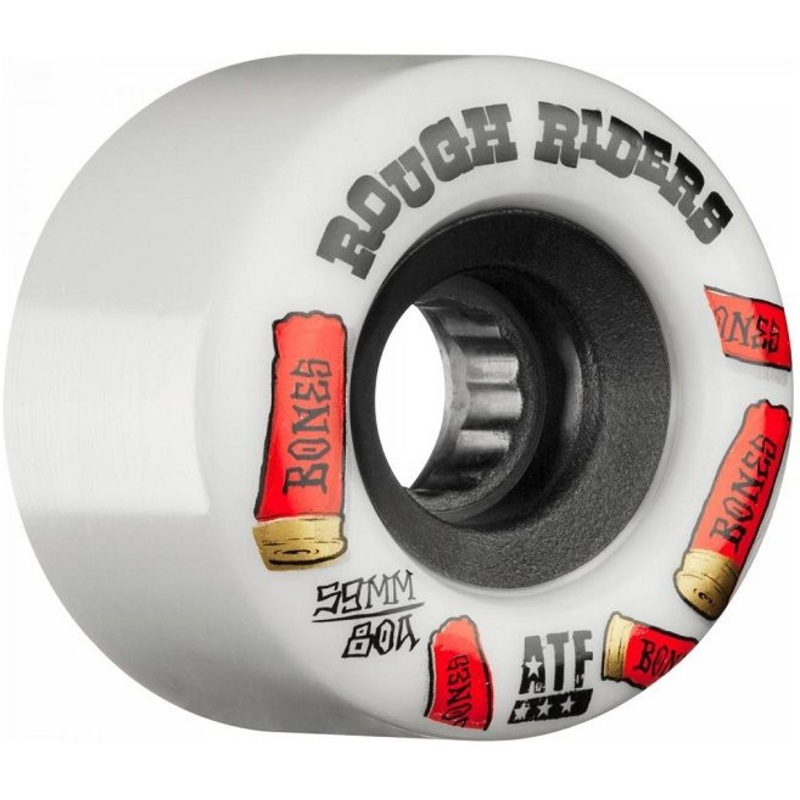 Bones ATF Rough Riders Shotgun Skateboard Wheels - 59mm 80a