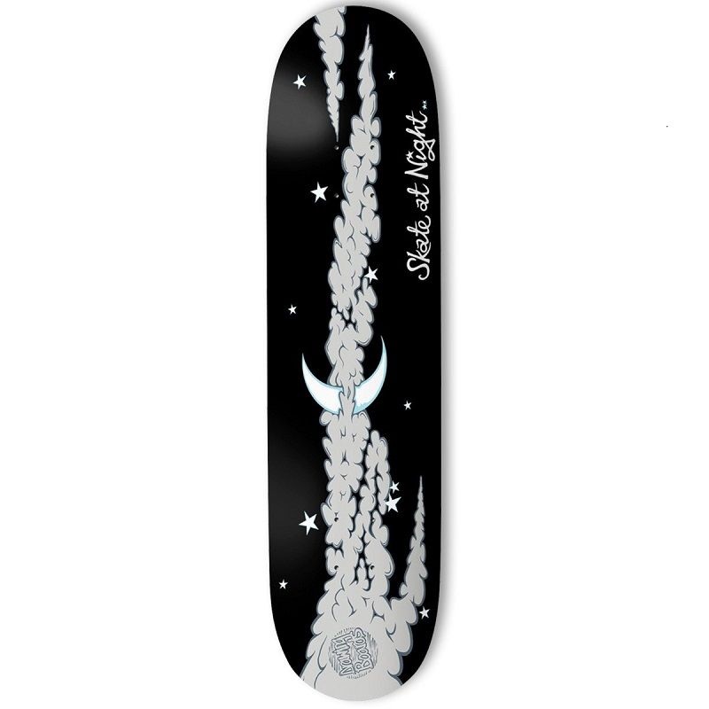 Drawing Boards Skate At Night Skateboard Deck - 8.25"