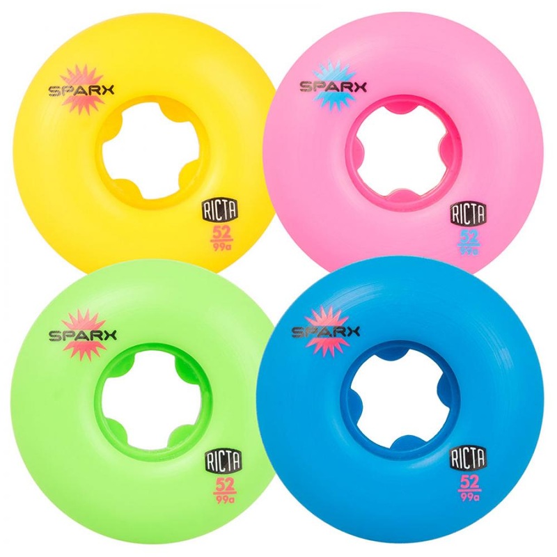 Ricta Sparx Mix Up Skateboard Wheels - 52mm 99a