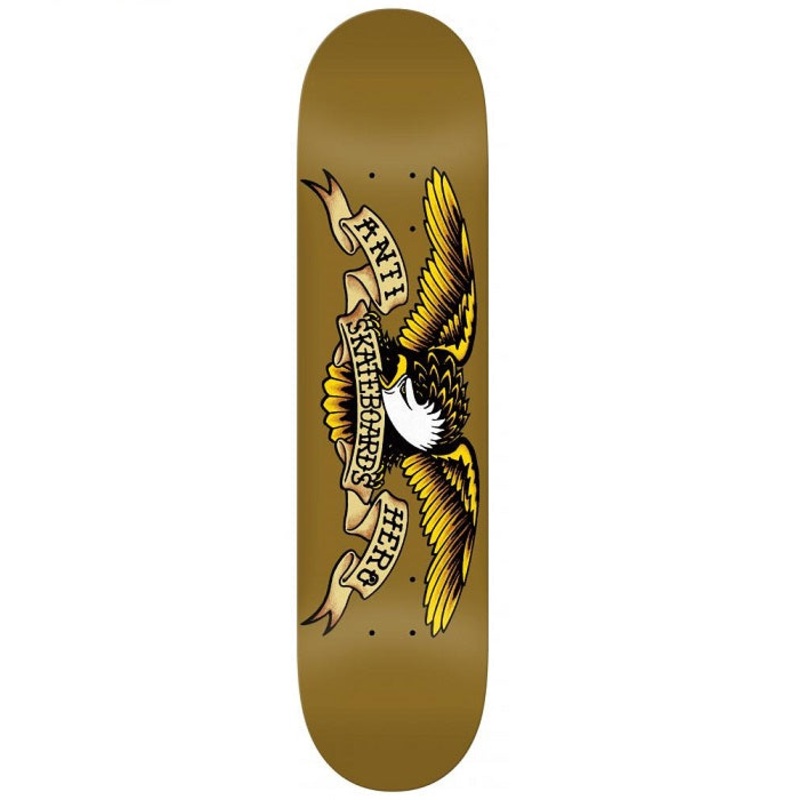 Anti Hero Classic Eagle Brown Skateboard Deck - 8.06"