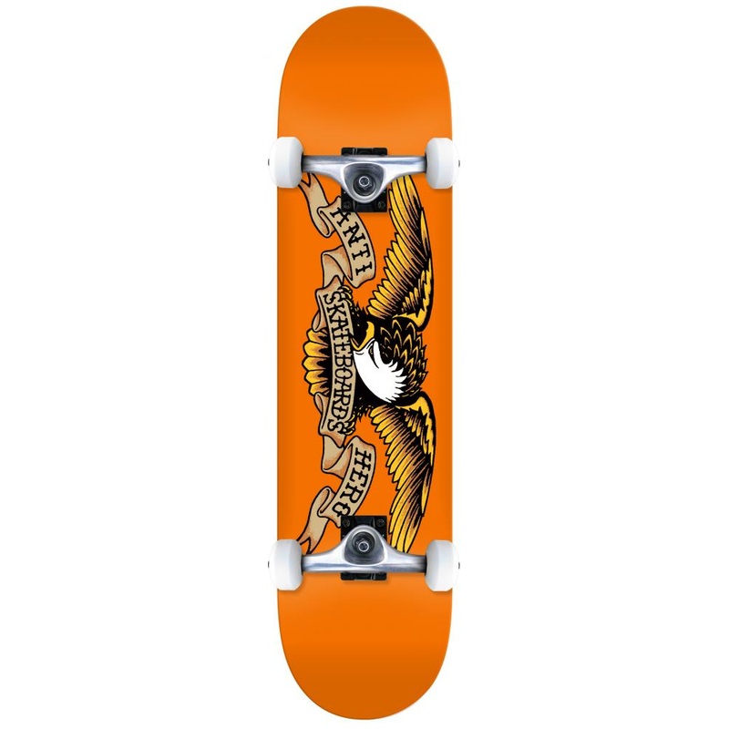 Anti Hero Classic Eagle Mid Skateboard - 7.75"