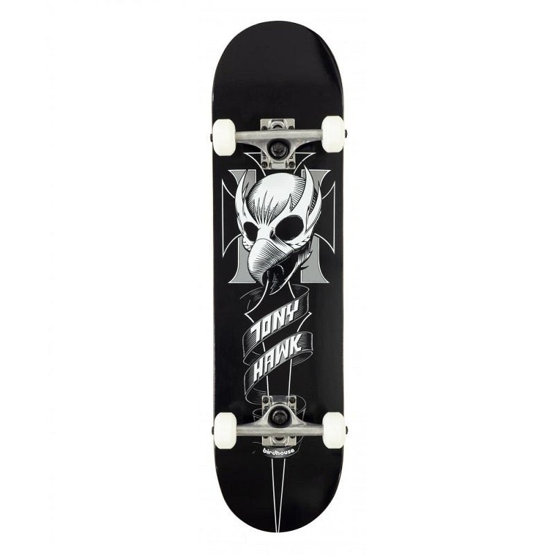 Birdhouse Stage 1 Crest Black Skateboard - 8.0"