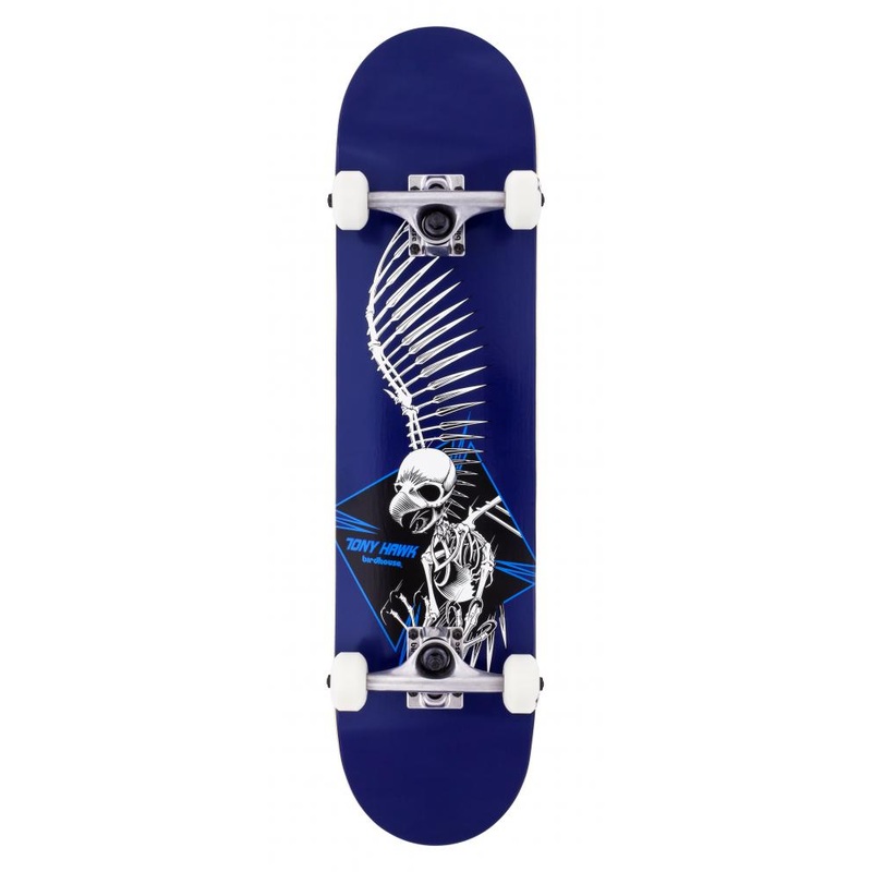 Birdhouse Stage 1 Full Skull 2 Blue Skateboard - 7.5"