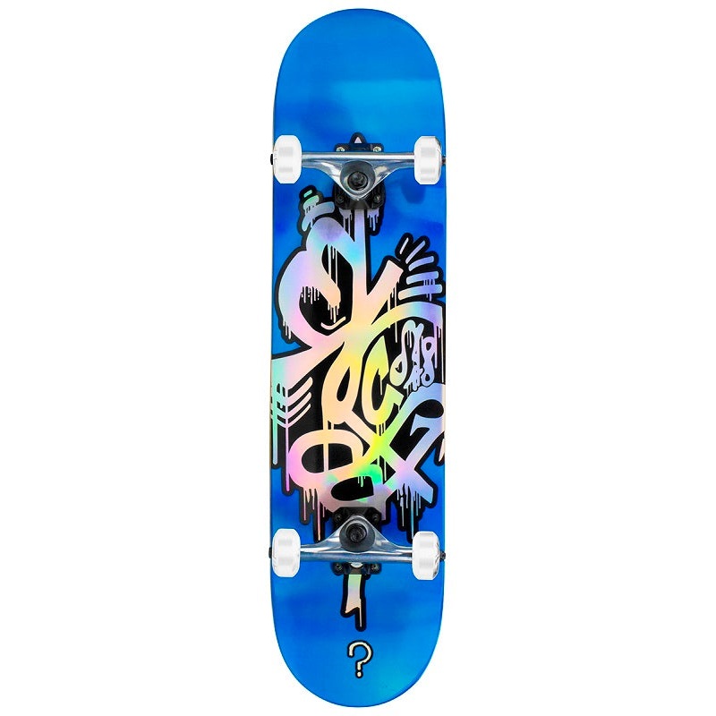 Enuff Blue Hologram Skateboard - 8.0"