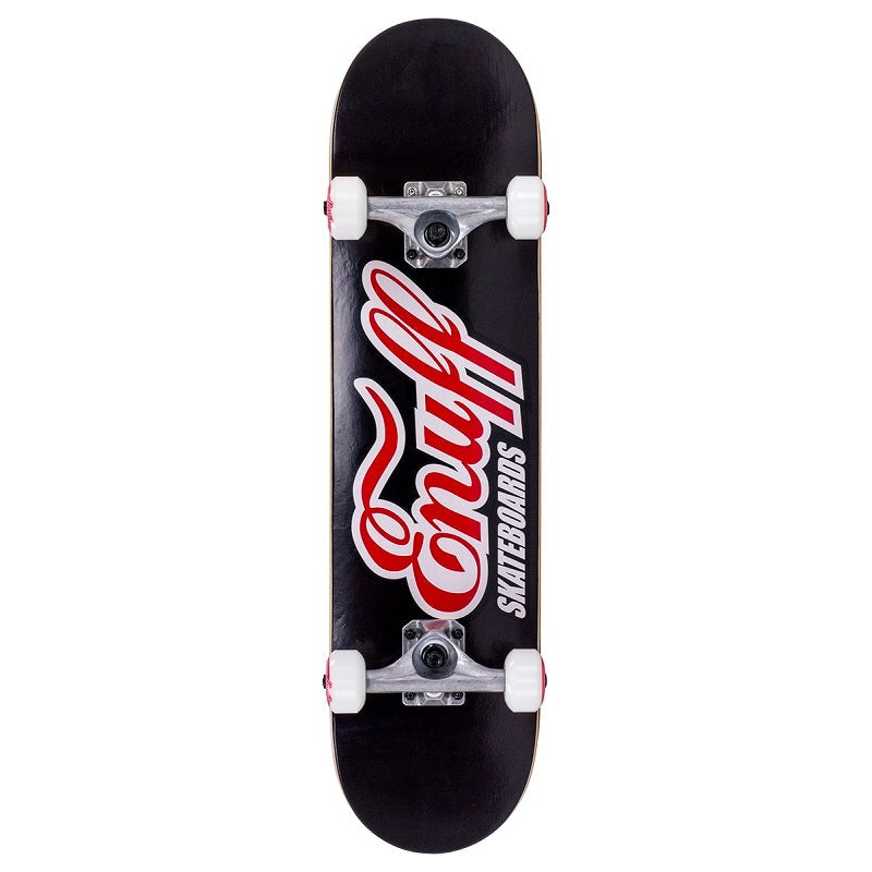 Enuff Classic Logo Black Mini Skateboard - 7.25"