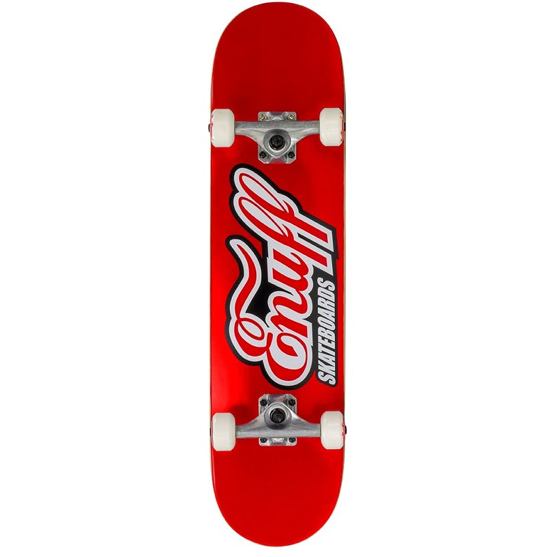 Enuff Classic Logo Red Mini Skateboard - 7.25"