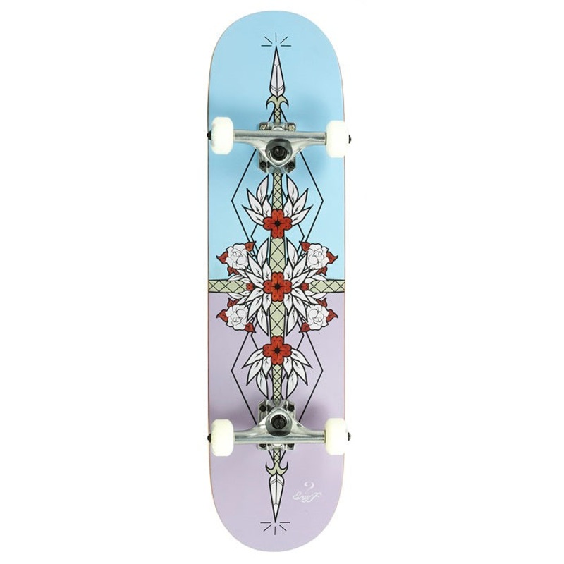 Enuff Flash Purple/Blue Skateboard - 8.0"