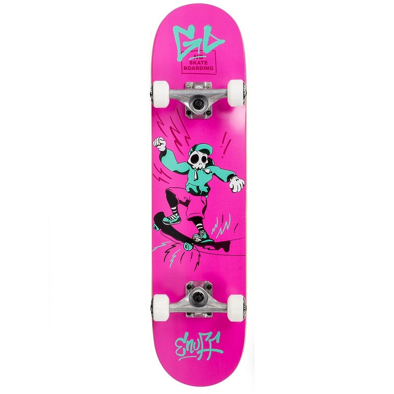 Enuff Skully Pink Skateboard - 7.75"