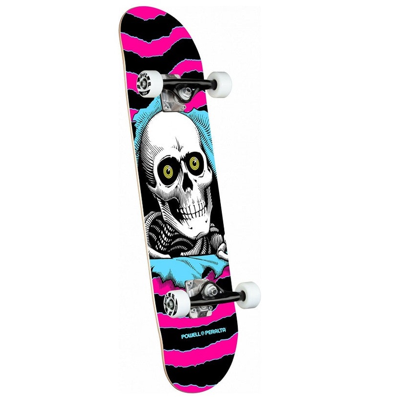 Powell Peralta Ripper One Off Pink Skateboard - 7.75"