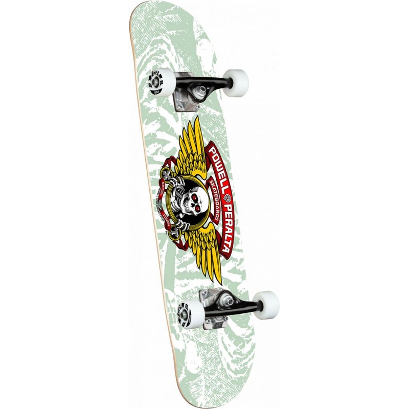 Powell Peralta Winged Ripper White Skateboard - 8.0"