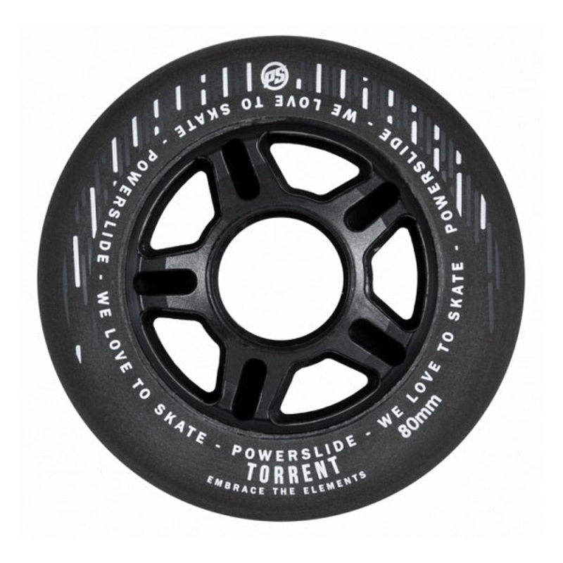 Powerslide Torrent 80mm 84a Wet Weather Wheels - Set of 8