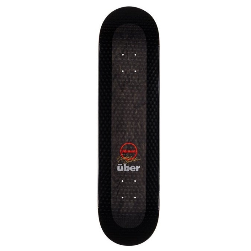 Almost Mullen Uber Light Black Skateboard Deck - 8.25"