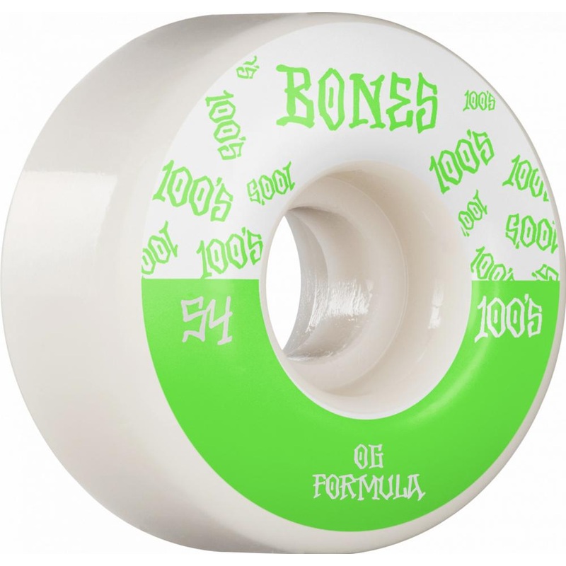 Bones 100's #13 V4 Wide Skateboard Wheels - 54mm