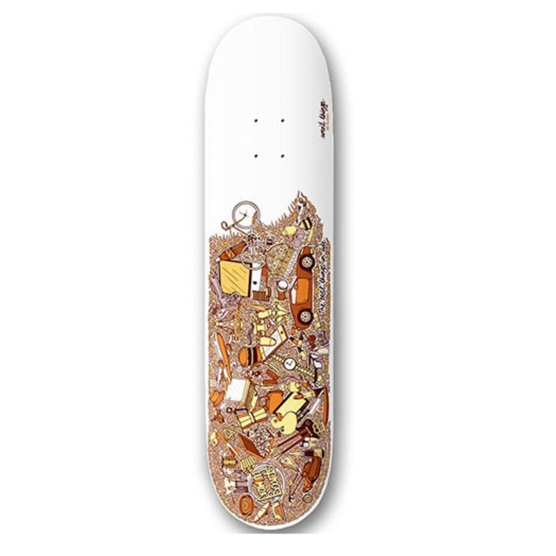 Drawing Boards The Best Things Skateboard Deck - 8.25"