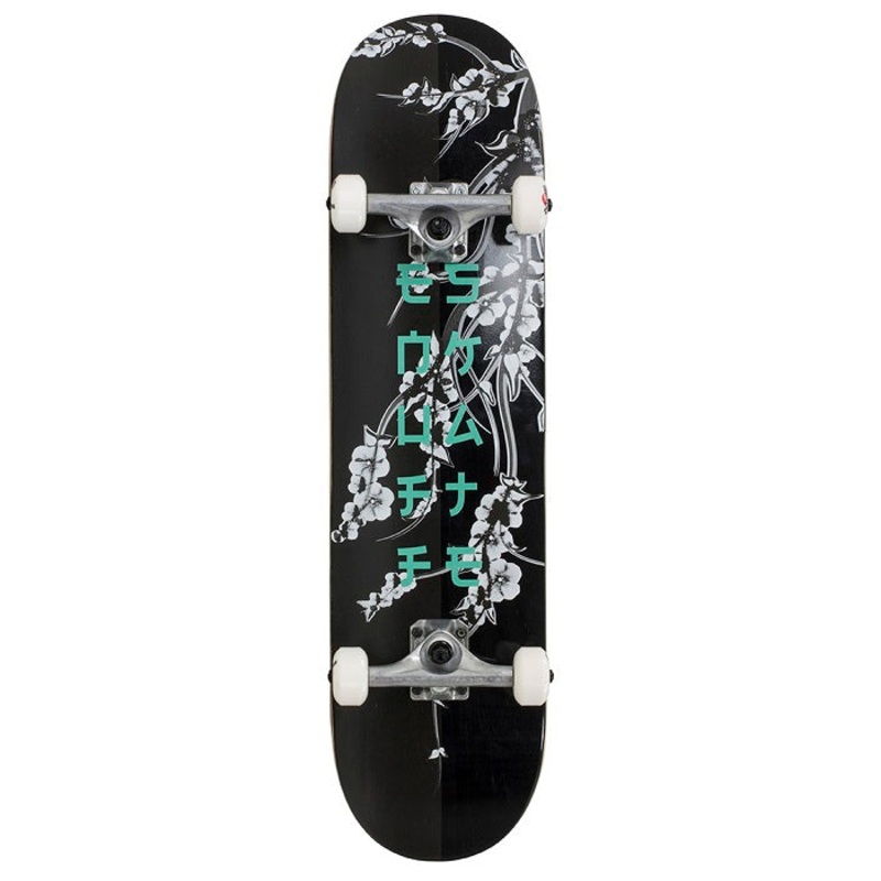 Enuff Cherry Blossom Black Skateboard - 8.0"