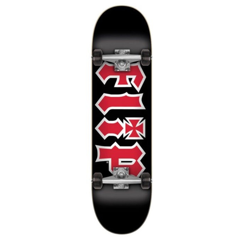 Flip HKD Team Black Skateboard - 8.25"