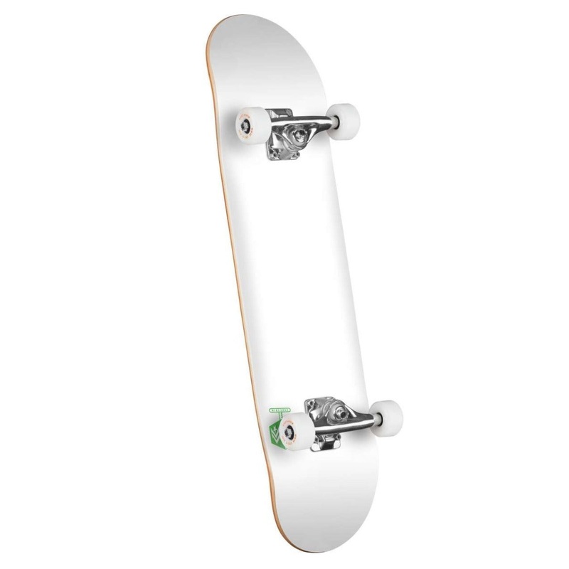 Mini Logo Chevron Detonator White Skateboard - 7.75"
