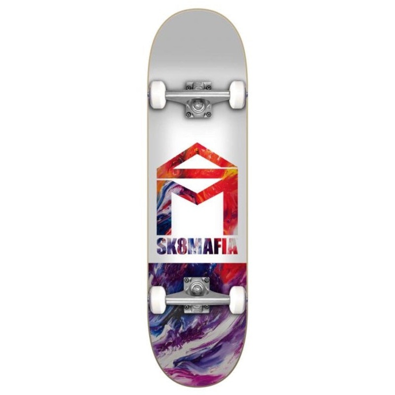 SK8 Mafia House Logo Oil Skateboard - 7.5